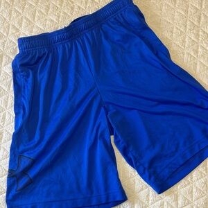 Under Armour Men's Vibrant Blue Sports Shorts Size Large